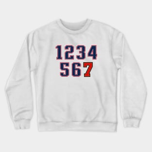 7 Rings - white 2 Crewneck Sweatshirt